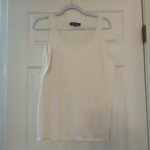 Loro Piana Soft Cream Tank Top